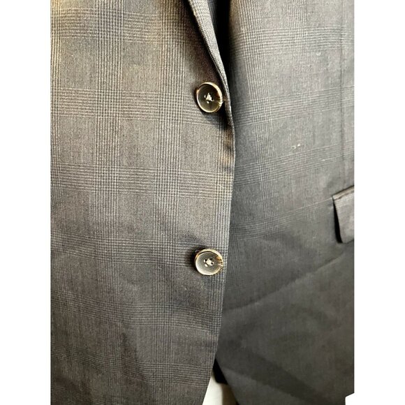 Perry Ellis Portfolio Men's‎ Tonal Plaid 2 PC Wool Suit Jacke - Picture 6 of 15